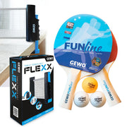 Gewo Zestaw 1x Rakietka Zestaw Double Fun + 1x Siatka Flexx
