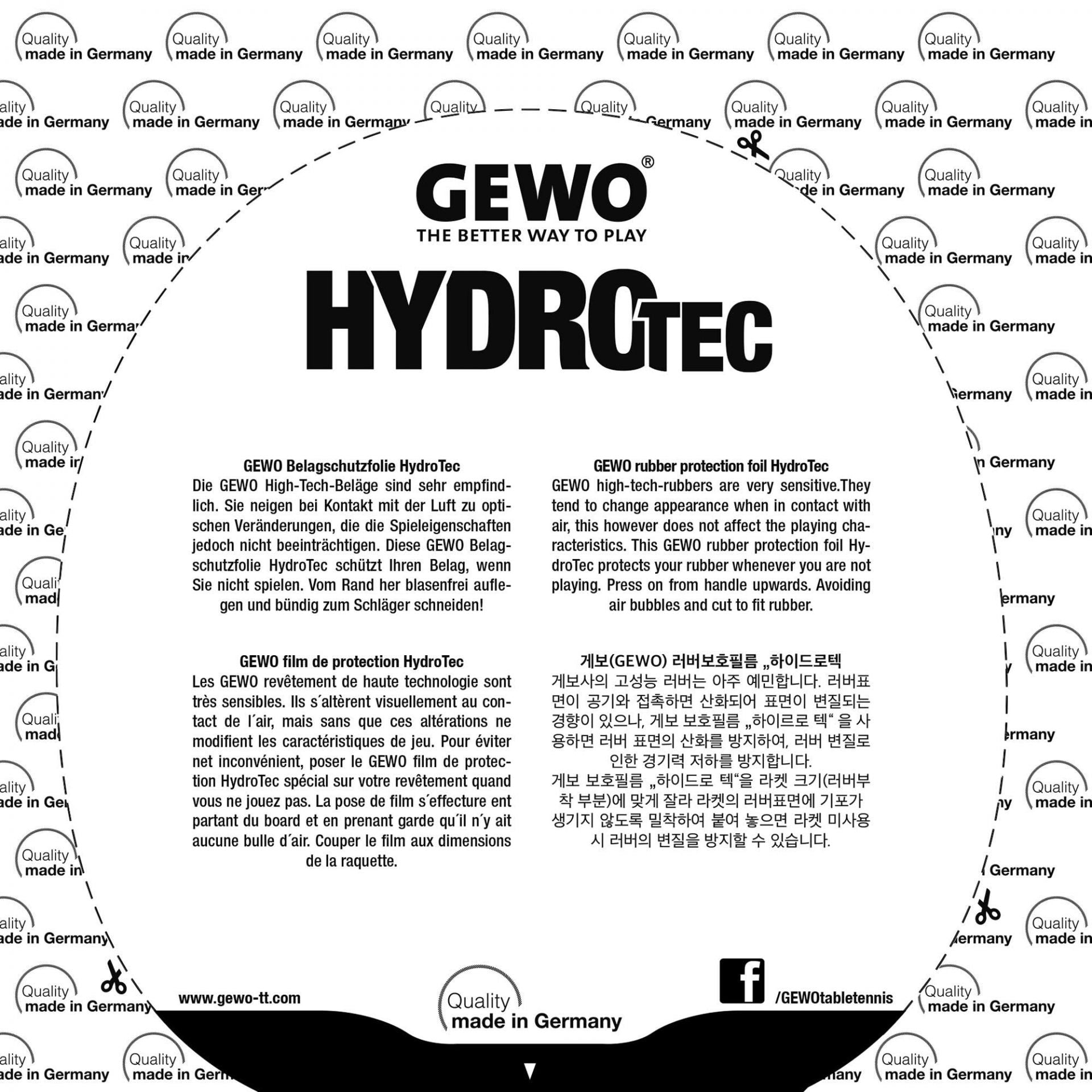 Gewo Hydro Tec Tensor folia ochronna