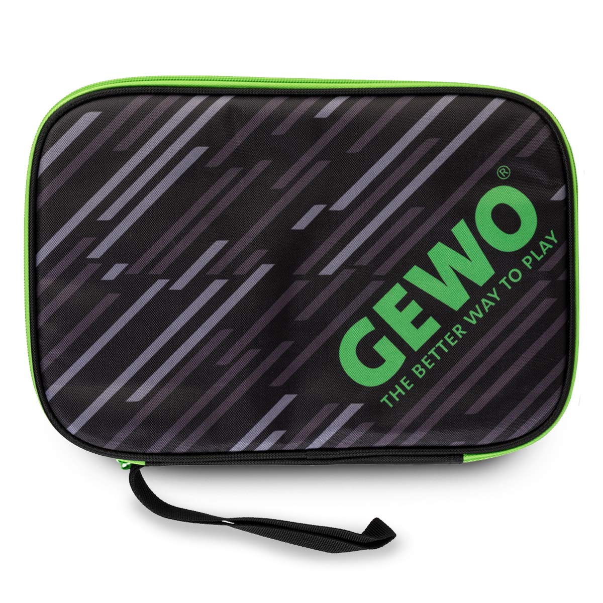 Gewo Pojedyncza okładka Stripes czarno-limonkowa