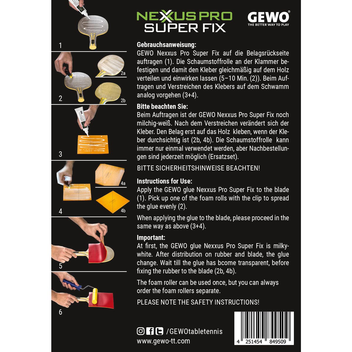 Klej Gewo Nexxus Pro Super Fix 90ML