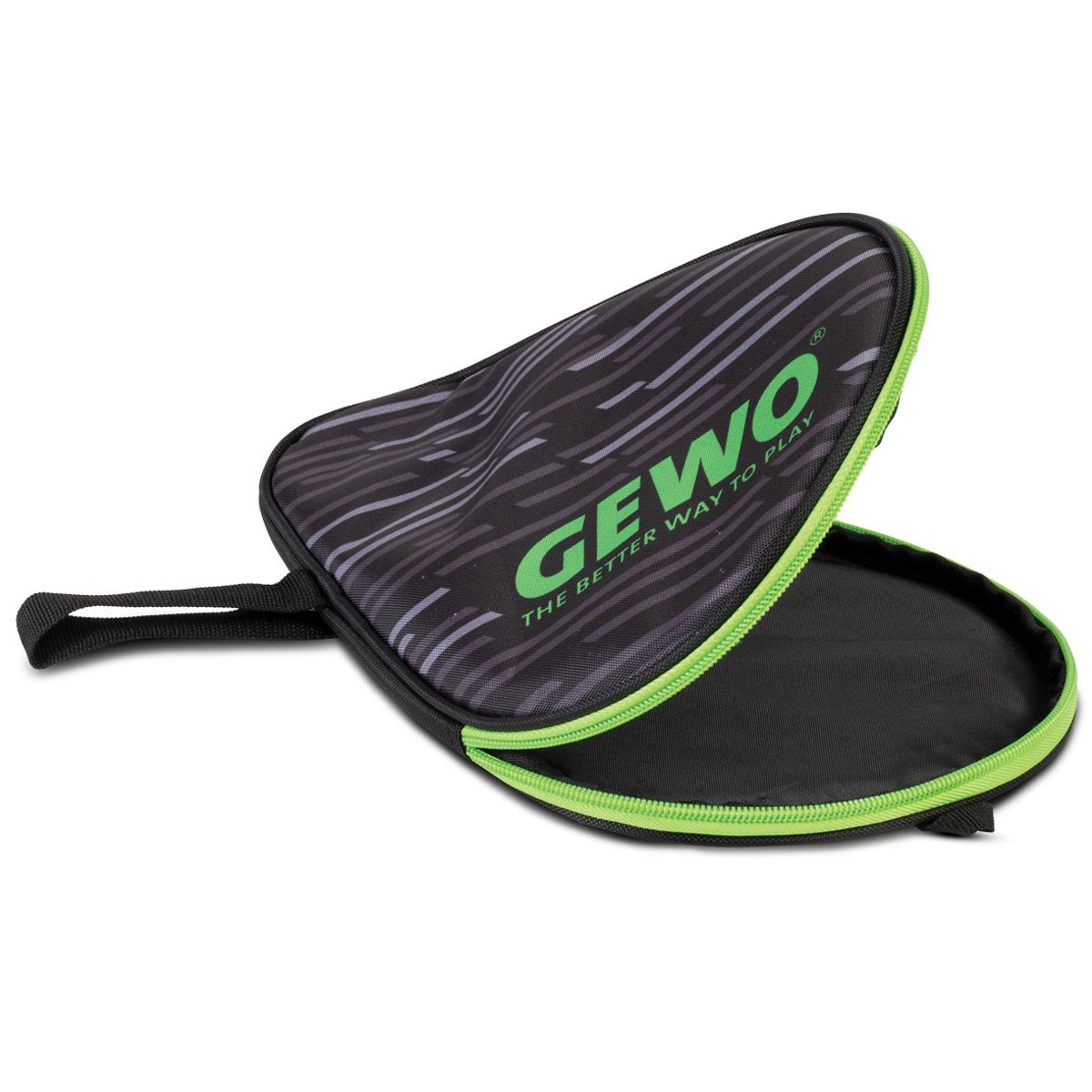 Gewo Round Cover Stripes czarno/limonkowy