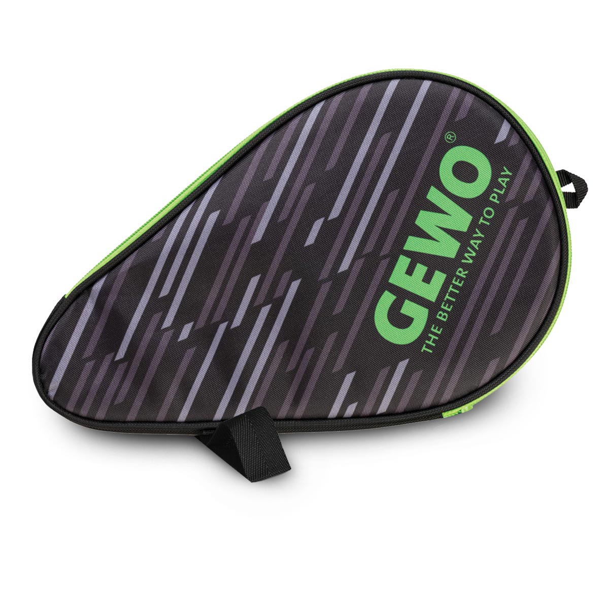 Gewo Round Cover Stripes czarno/limonkowy