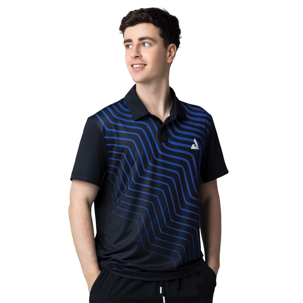 Joola koszulka Team 25 czarno/niebieska