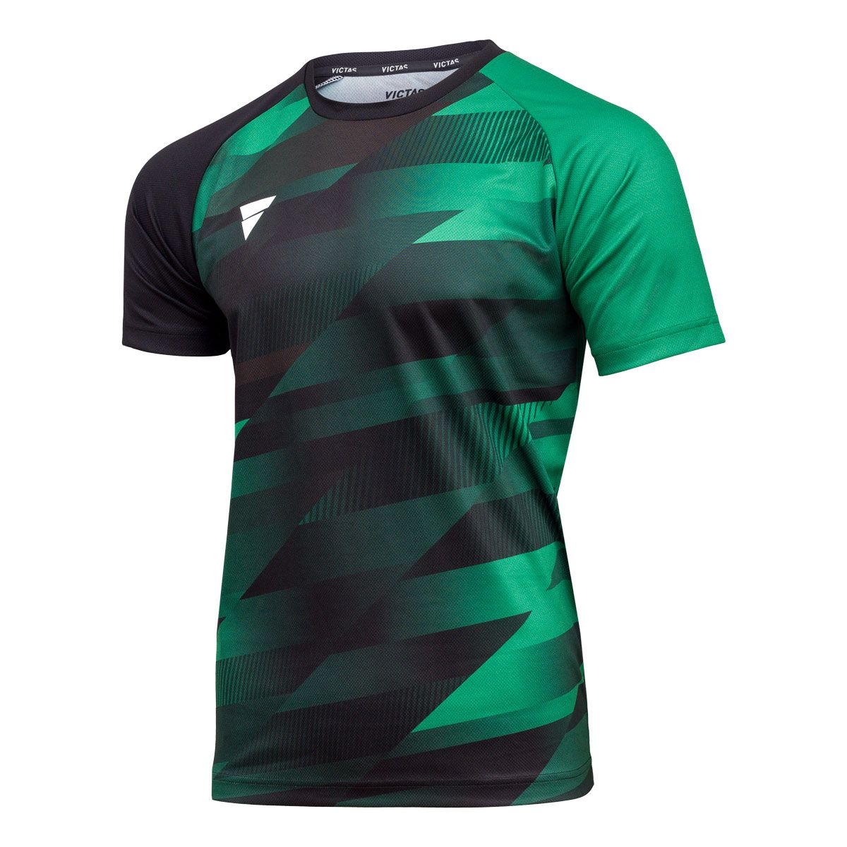 Victas Koszulka V-Tshirt 231 zielono-czarna