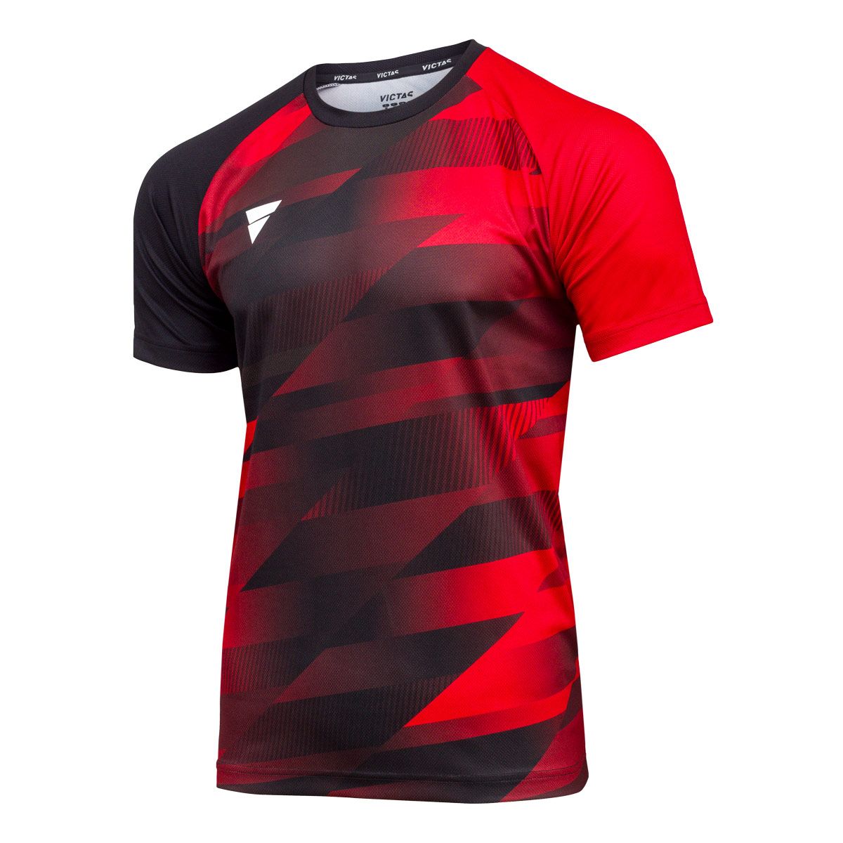 Victas Koszulka V-Tshirt 231 czerwono-czarna