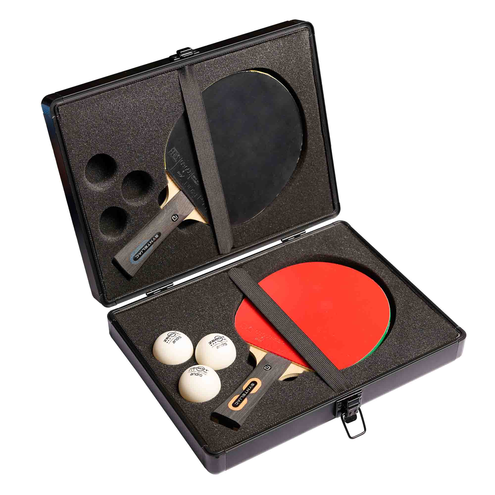 Andro podwójne etui aluminiowe Black Star