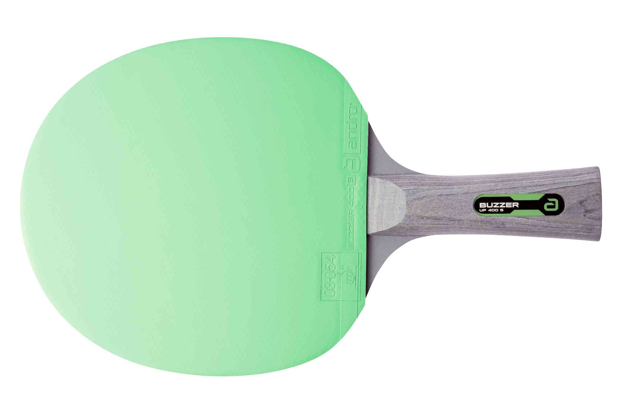 Andro Zestaw rakietek Buzzer Up 400 S czarno/zielony z wklęsłą rączką