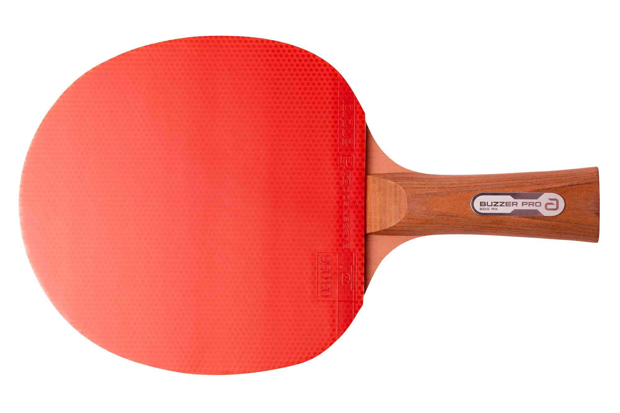 Andro Zestaw rakietek Buzzer Pro 500 RX czarno/czerwony z wklęsłą rączką