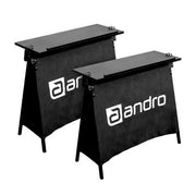 Zestaw sędziowski Andro Umpire Table Club, 2 sztuki czarno-białe