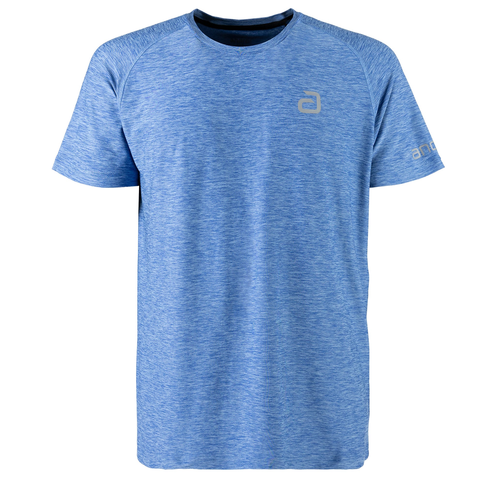 Koszulka Andro Melange Alpha w kolorze jeans niebieskim