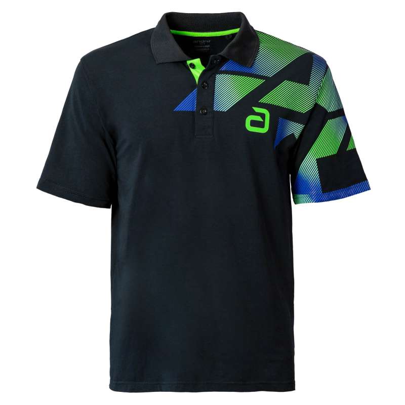 Andro koszulka Benzon Cotton czarno/zielona