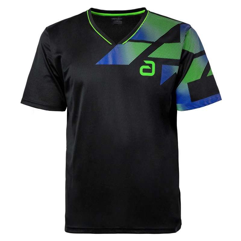 Andro koszulka Benzon czarno/zielona