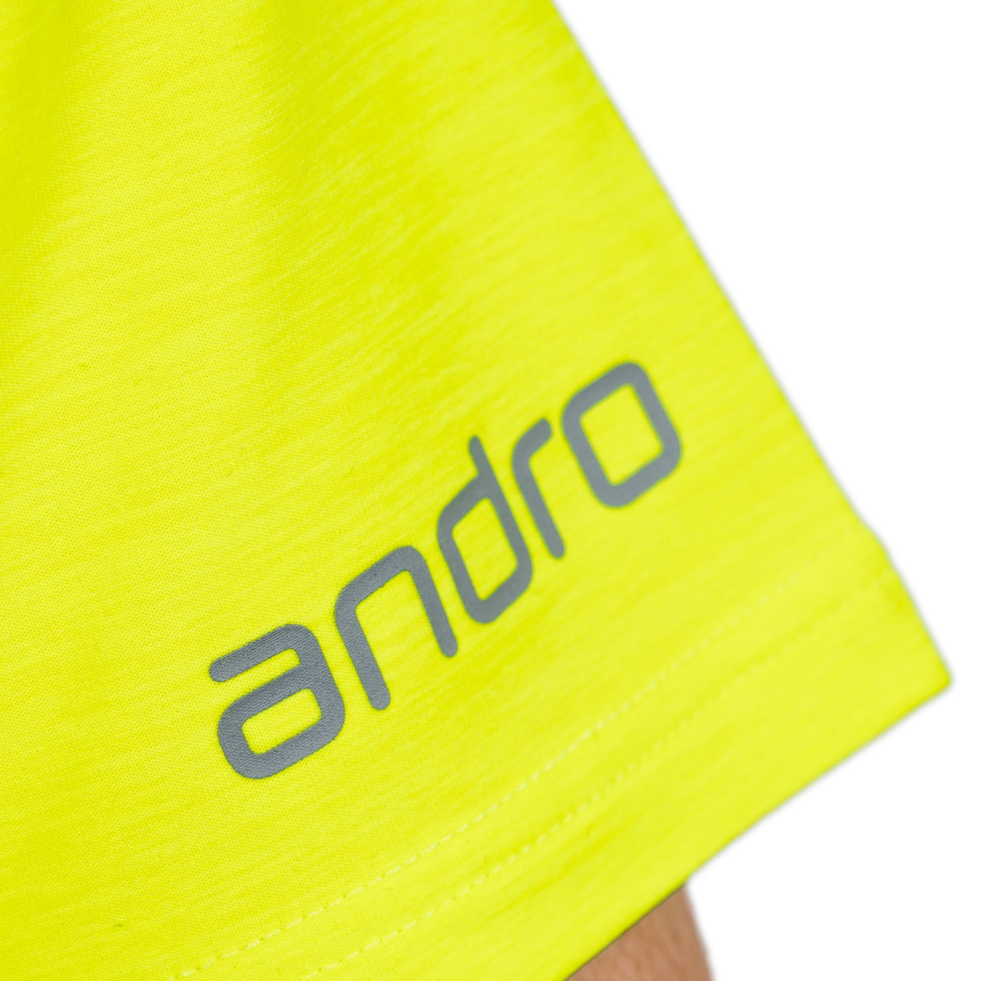 Koszulka Andro Melange Alpha neonowożółta