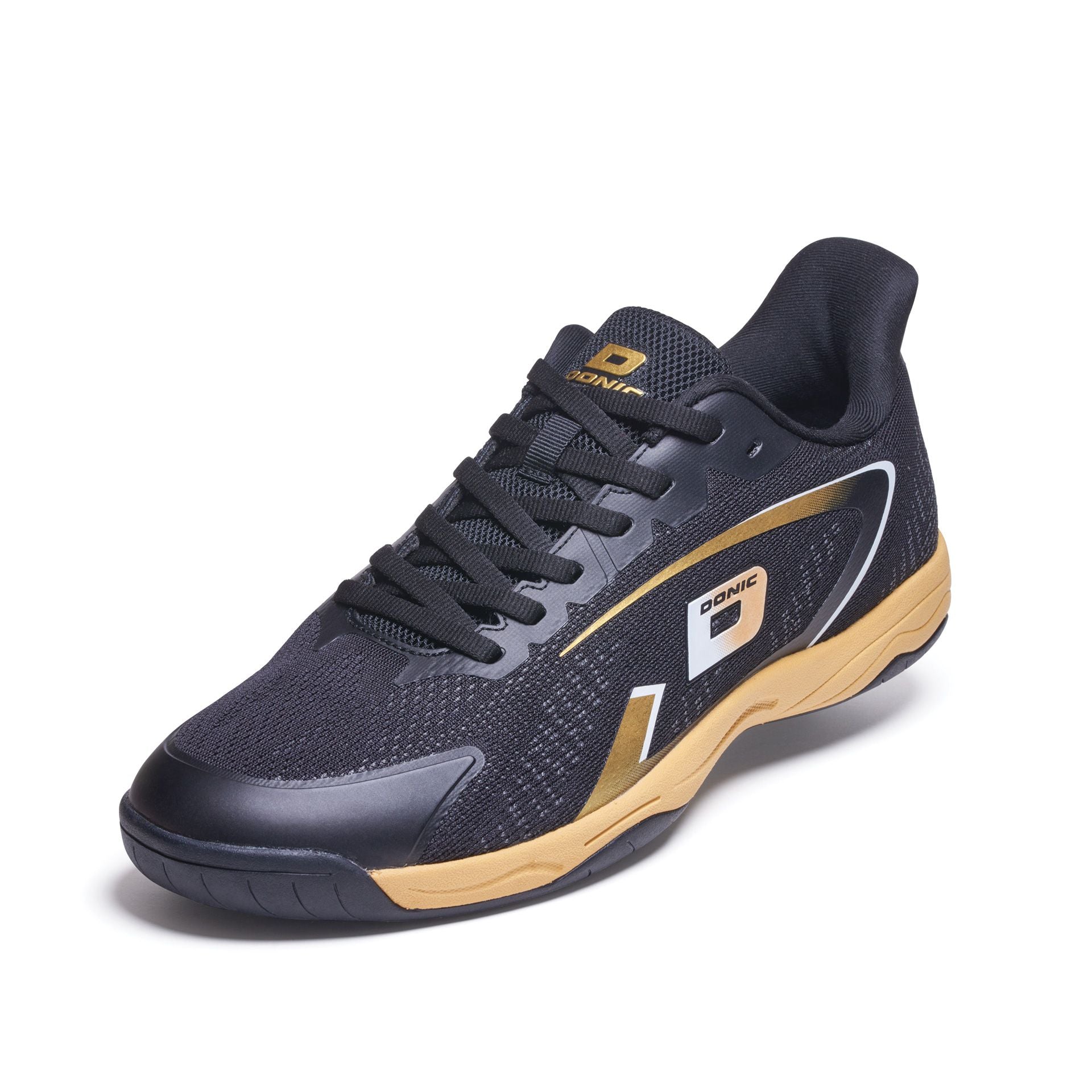 Buty Donic Competition Panther czarno/złoto/białe