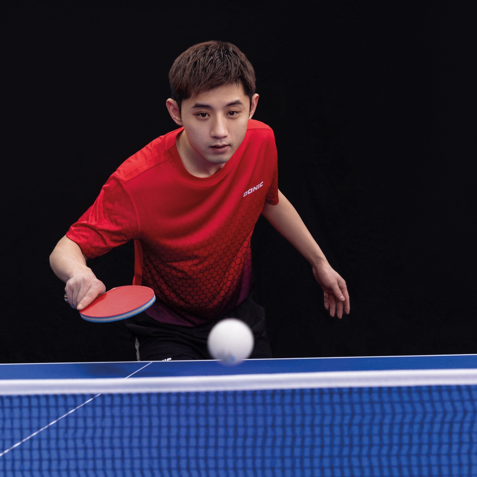 Koszulka Donic Scorpion Junior czerwono-czarna