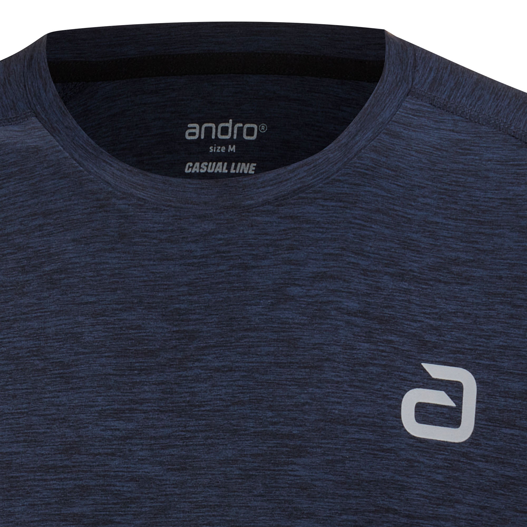 Andro Koszulka Melange Alpha dark blue