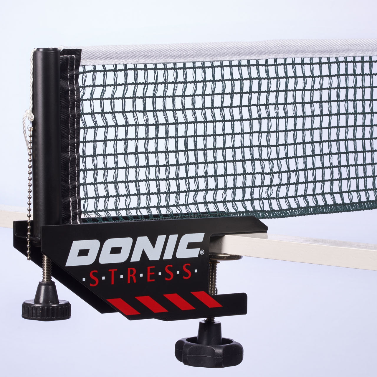 Donic Zestaw siatka i słupki Stress zielony
