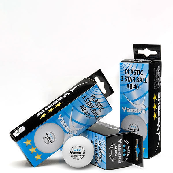 Yasaka ABS***40+ biała (3 szt.)